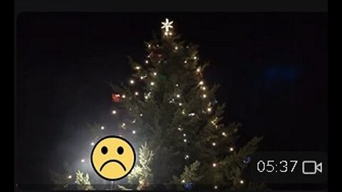 Der traurige BRD- Weihnachtsbaum von Wittenburg…