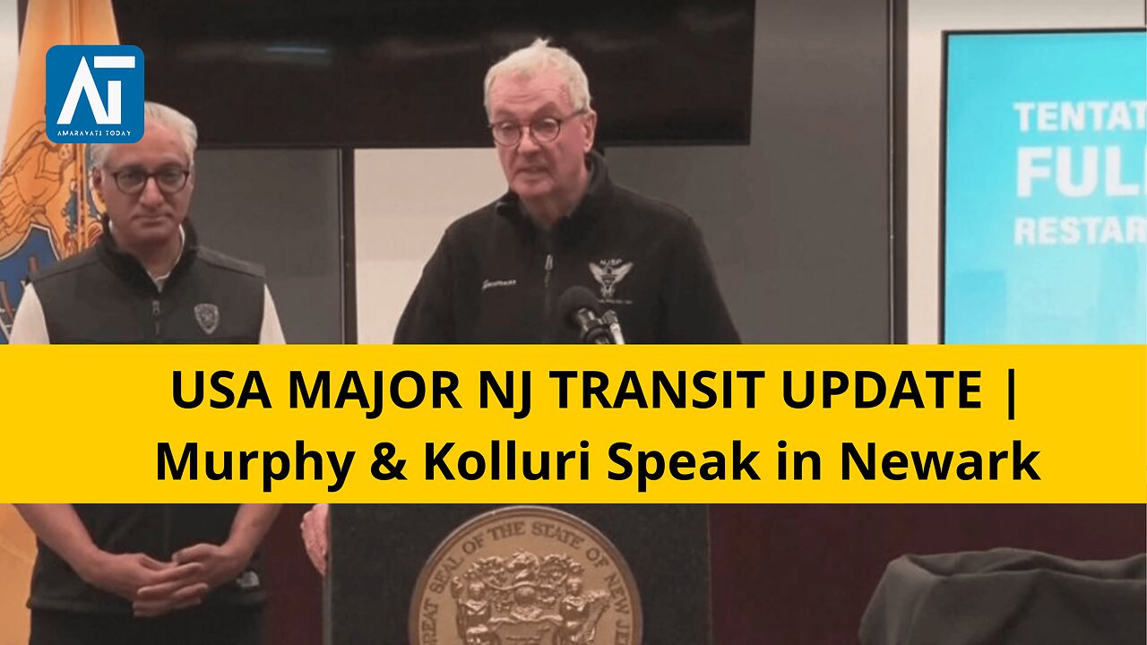 NJ Governor & NJ TRANSIT CEO Make Major Transit Announcement in Newark | USA | AT World News