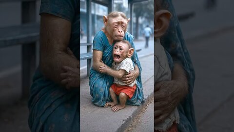 Monkey’s Mother, Monkey’s Strength 🐵💪👩‍👦