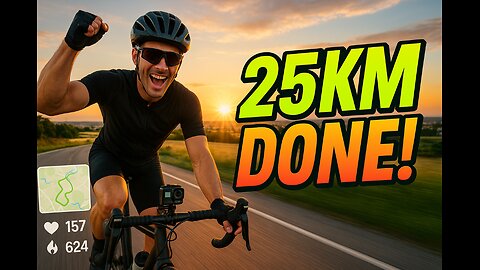 25 KM Cycling Done