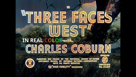 🎬 Three Faces West (1940) — John Wayne, Sigrid Gurie & Charles Coburn — in Real Colour