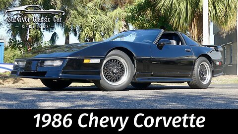1986 Corvette – ONLY 29k Miles! Greenwood Body Kit, Riken Wheels, 5.7L V8, Super Clean C4! For Sale!