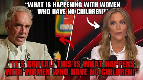 'Its A Catastrophe' - Jordan Peterson On Childless Women And Their Future