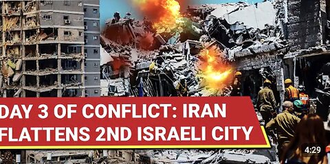 Iran's 100+ Ballistic Missile Barrage DESTROYS 2nd Israeli City | Watch Chilling Footage Of Bat Yam