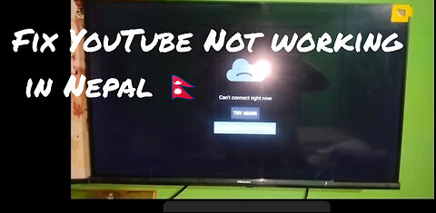 How to fix YouTube (Tv) not working 🇳🇵