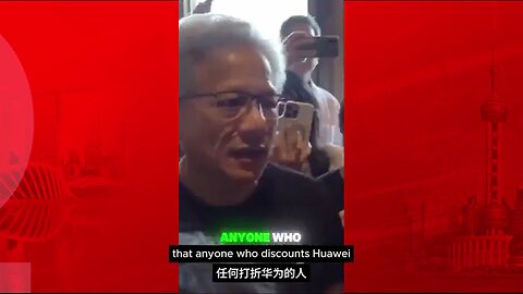 Nvidia's CEO, Jensen Huang: "Anyone discount China is deeply naive"