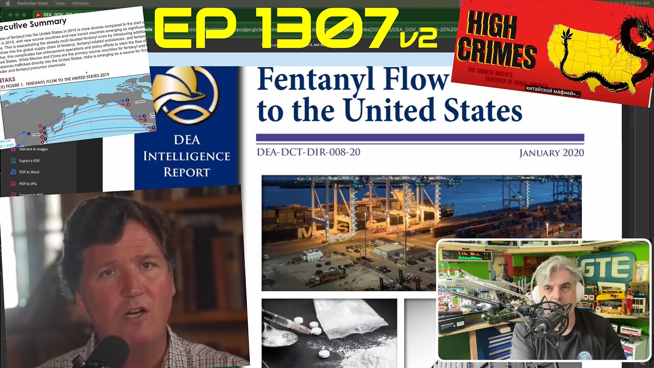 Kash Patel, Tucker Carlson: Blame China for opioids in USA, ignore India (EP 1307) DEA 2019 forecast