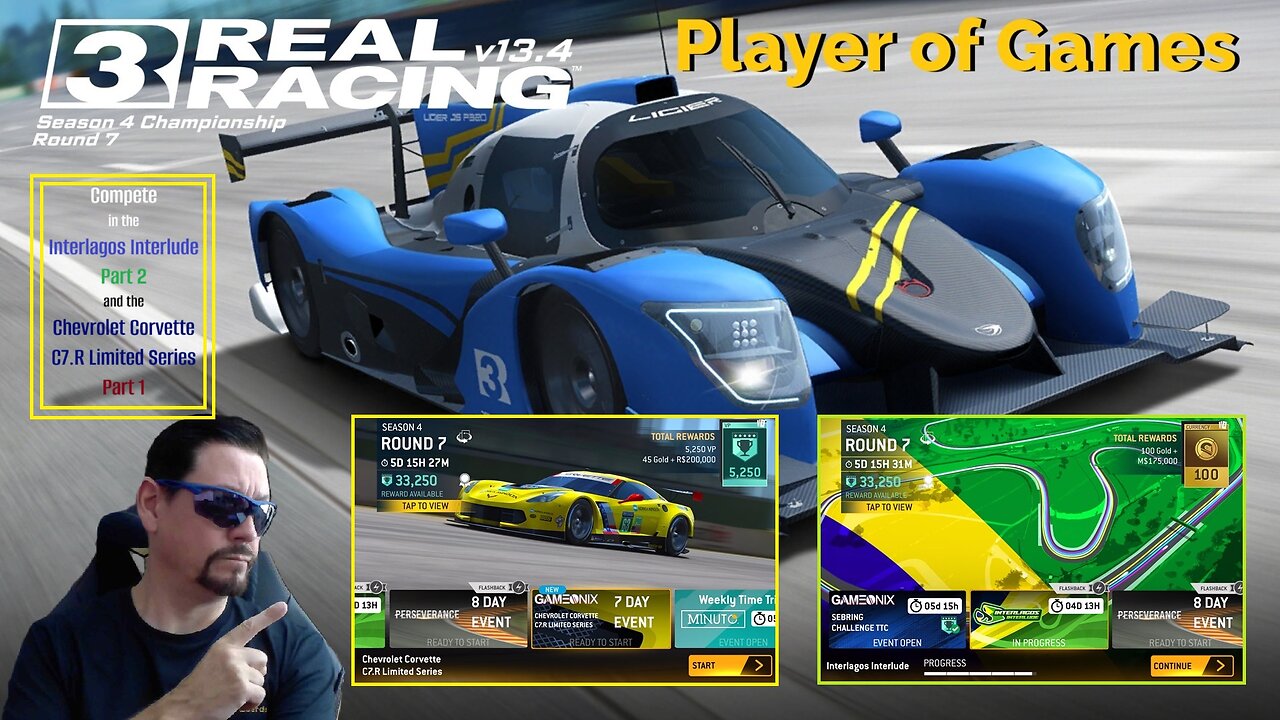 Player of Games: Real Racing 3 Update 13.4: Interlagos Interlude Part 2 & Chevrolet Corvette C7.R LS