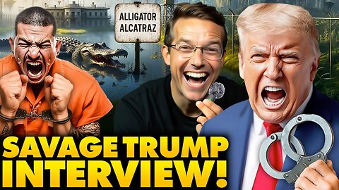 WELP: I Just Made International News Asking President Trump These Questions at 'Alligator Alcatraz…