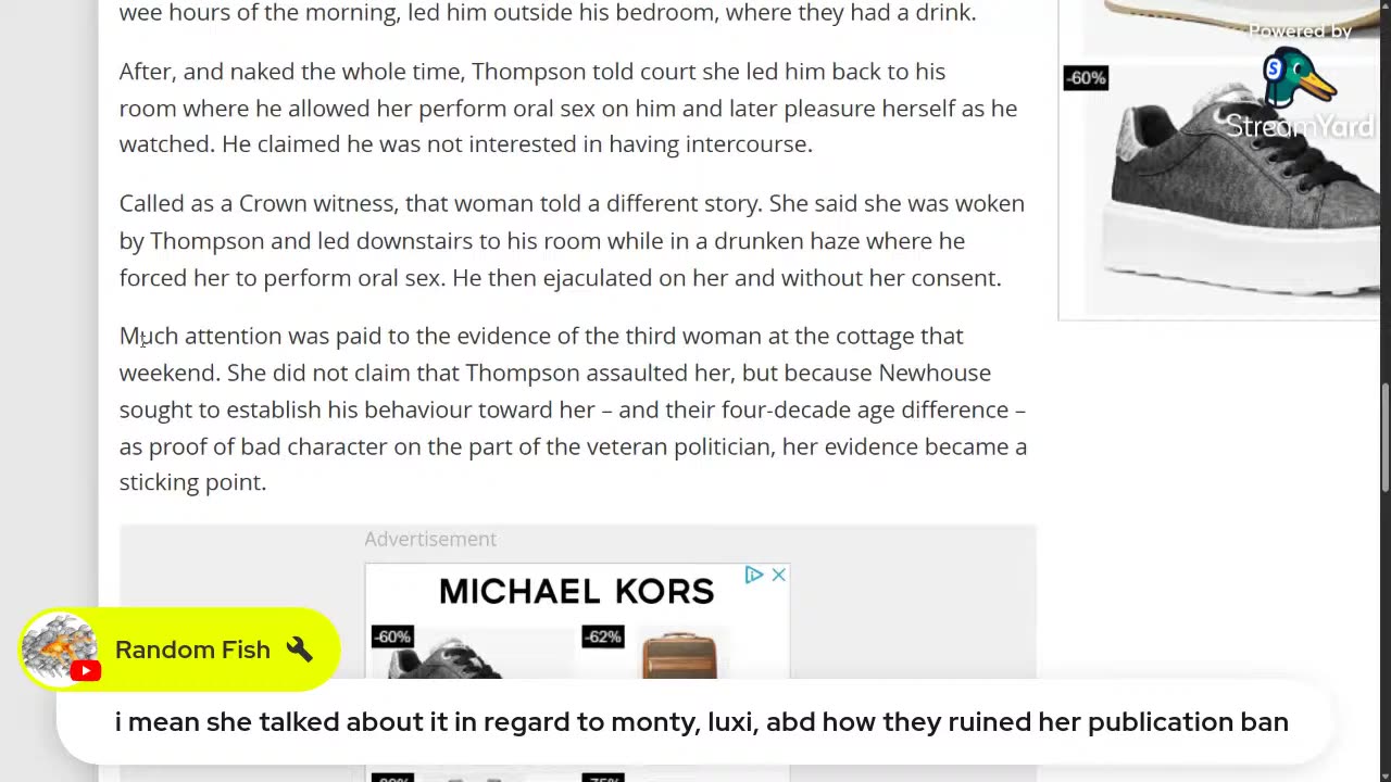 STFI 20251116 Did @HEKATESDAUGHTER violate a publication ban by calling a politician a GRAPIST