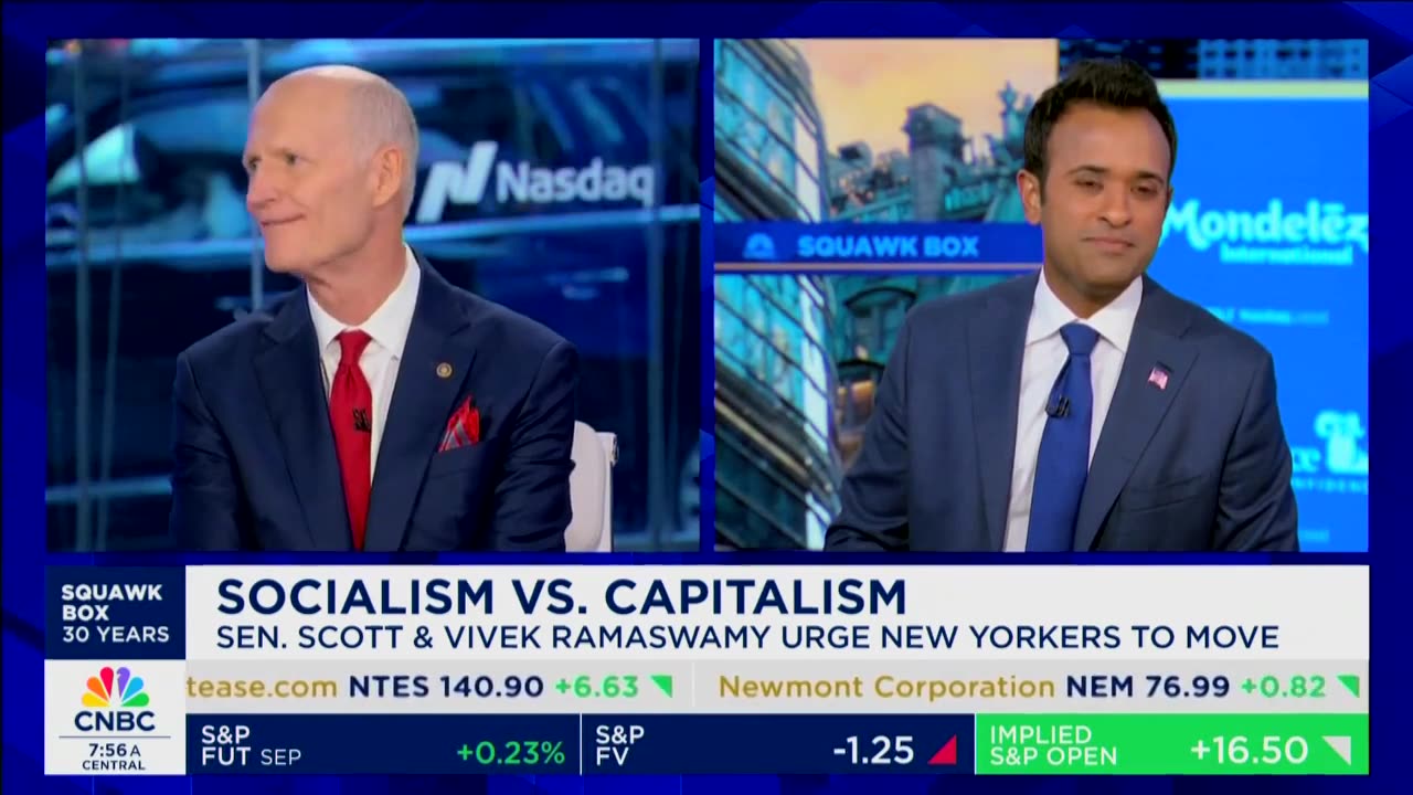 Vivek Ramaswamy Appears on CNBC’s ‘Squawk Box’ To Discuss Socialism vs. Capitalism (09.08.25)