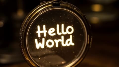 Hello World is very Old Now