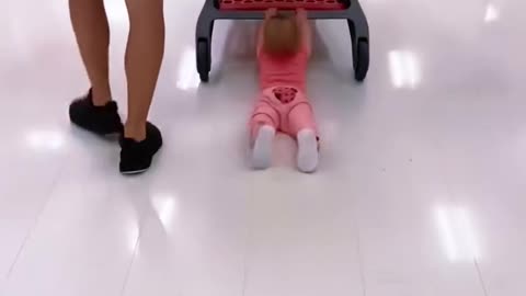 A playful little baby full of giggles and just the right touch of mischief