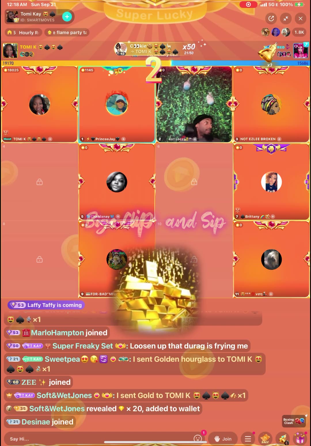 TomiKay tries to untwist a love hexagon w/Laquan PrinceJay NW Locs pt1 9/21/25 #bigoclipandsip