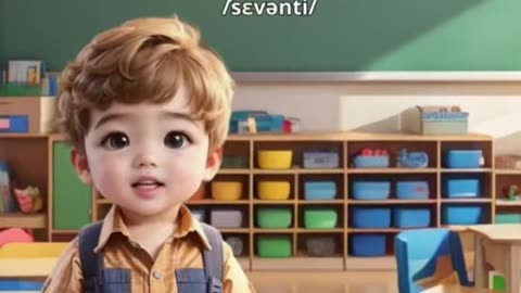 One, Two, Three, for kids cartoon with songs