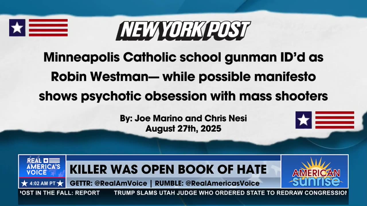 KILLER WAS AN OPEN BOOK OF HATE