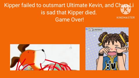 Kipper & Chun-Li (English Arcade Bootleg) Continue & Game Over as Kipper