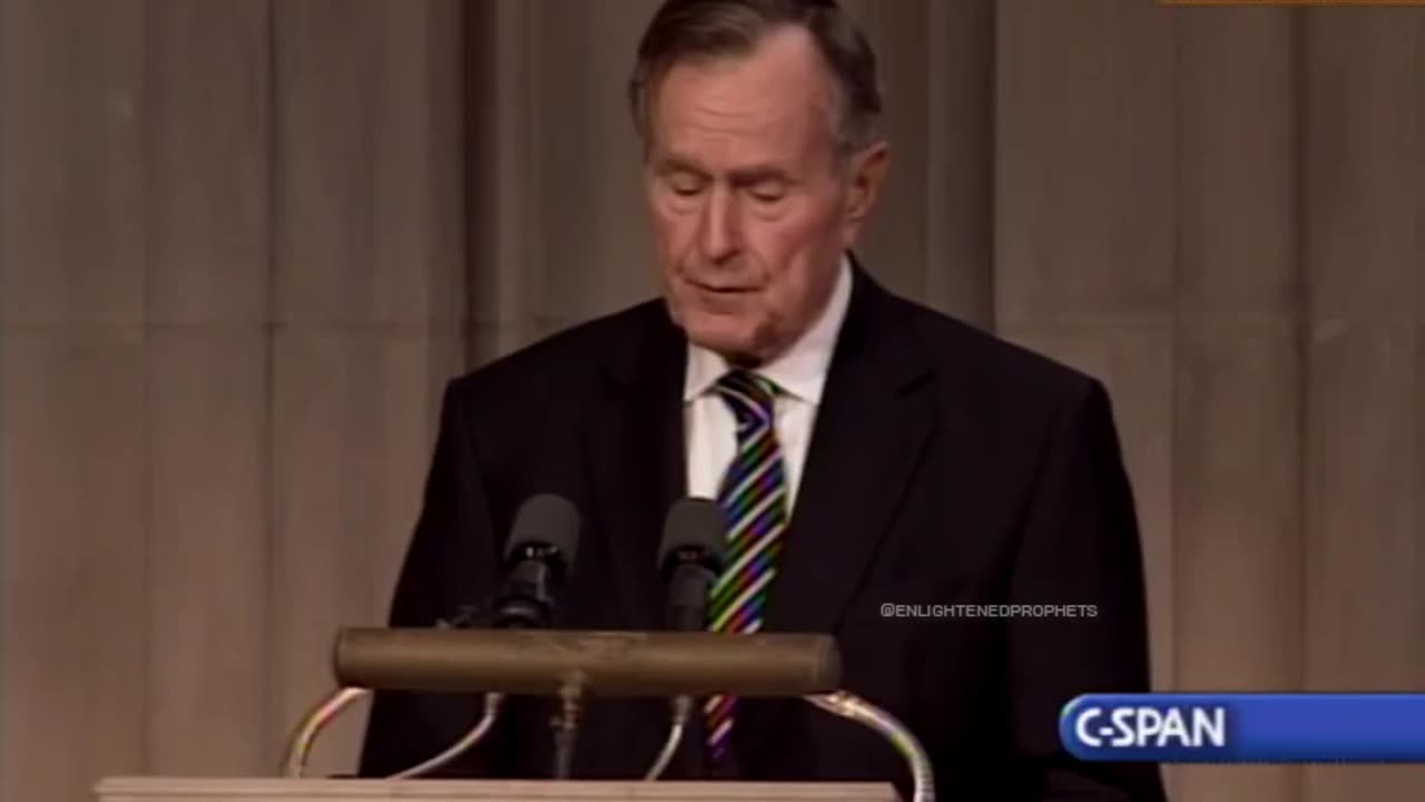 George H.W. Bush Laughs When Talking About JFK Assassination