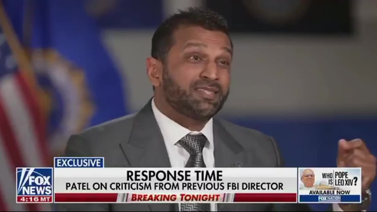 Patel on Comey