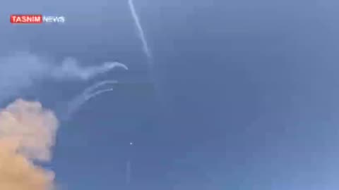 Iranian media released footage of the m!ssile launch in the latest barrage
