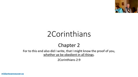 Mar 23, 2025 - 2 Corinthians - Rightly Dividing