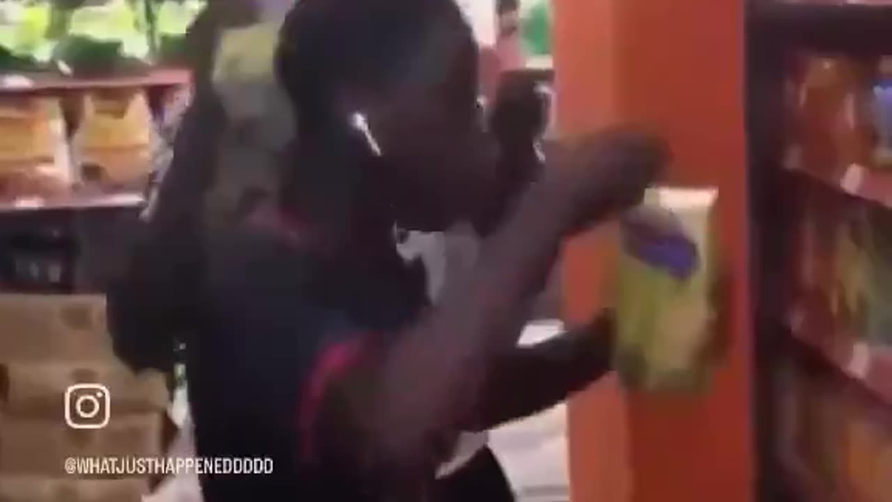 Two teens sipping from every bottle in the supermarket