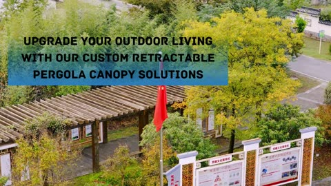 Custom Retractable Pergola Canopy Solutions