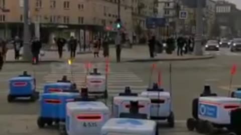 Moscow’s streets slowly filling up with robots.