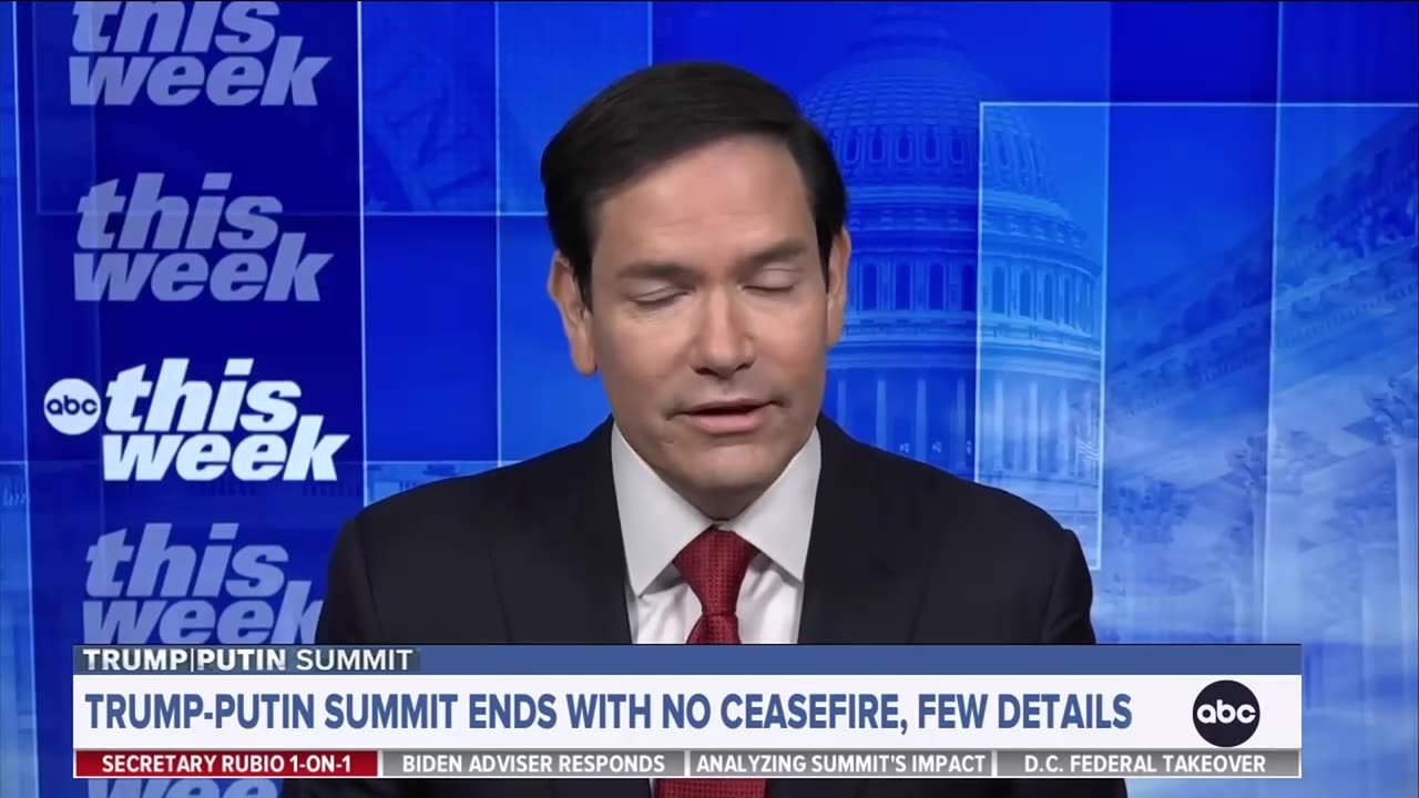 'We don't know what any of that progress is': ABC host busts Rubio on deal with Putin