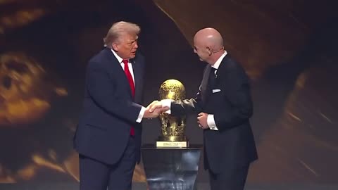 FIFA President Gianni Infantino Announces Trump as first FIFA Peace Prize winner