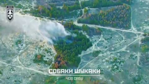 Ukrainian Artillery Opens Up On Russian Outpost