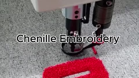 Chenille Embroidery on our customize Hoodies.