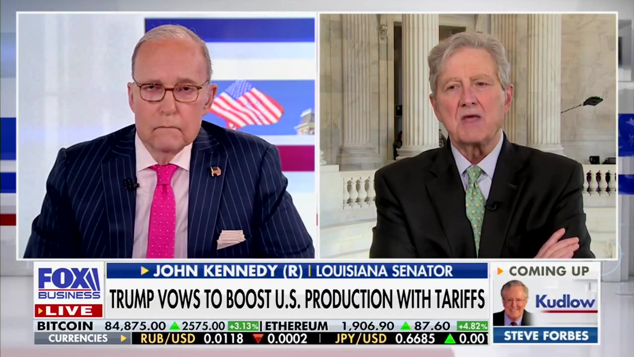 John Kennedy Unsure How Trump's Tariffs Will Affect American Economy