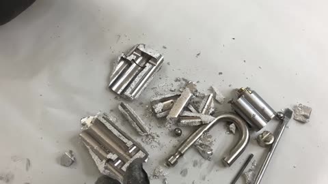 [593] Gallium vs. Titalium - Abus Padlock Meets a Gruesome End