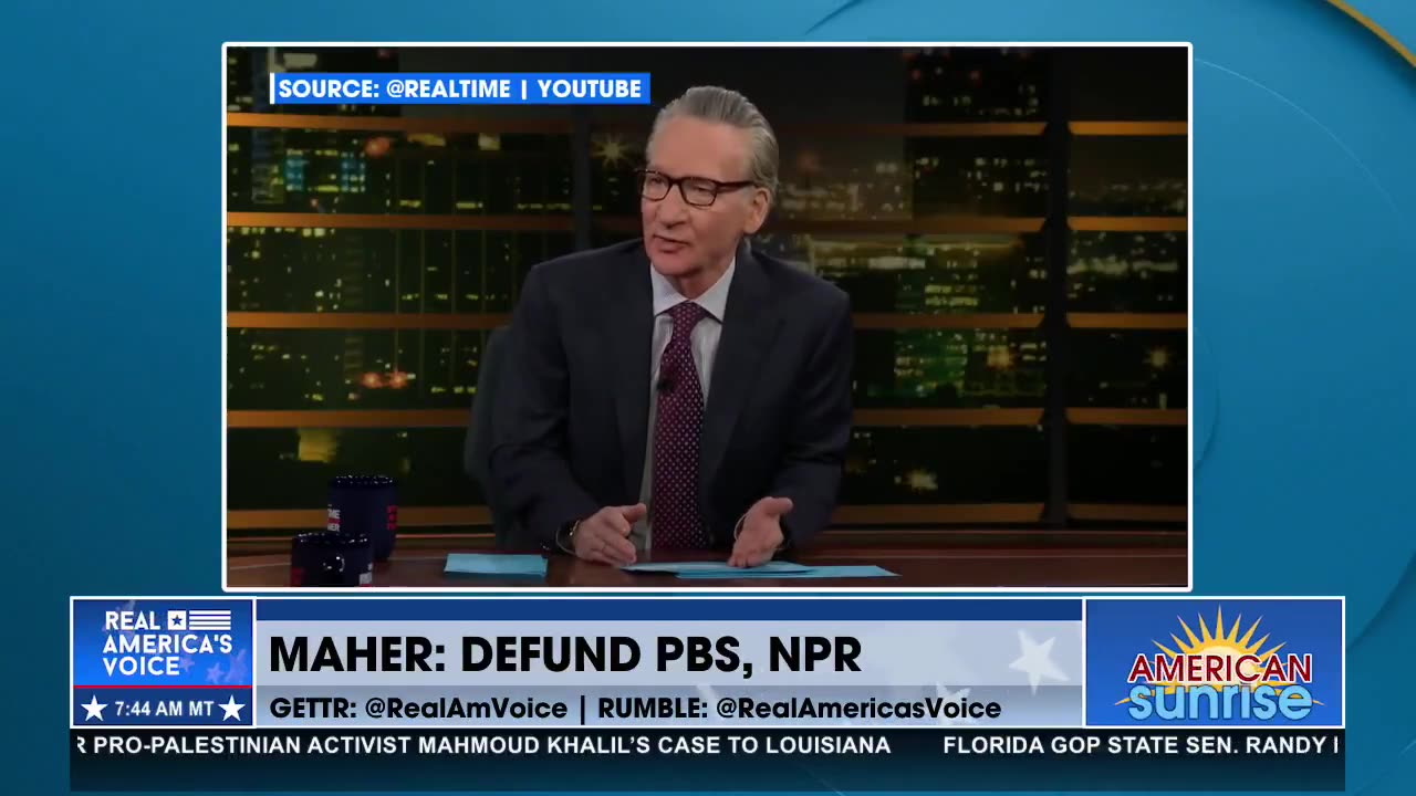 MAHER: DEFUND PBS, NPR