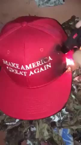 Former Trump Supporter Burns that Stupid MAGA Hat