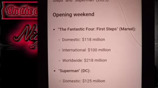 Superman vs fantastic four....who won the box office battle?