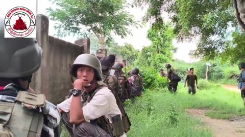 🎵💥 Myanmar War | PDF Ambushes Junta Forces in Taungtha Township | RCF