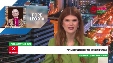 Pop Leo makes first trip outside Vatican