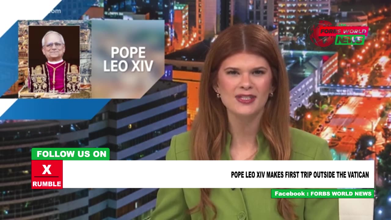 Pop Leo makes first trip outside Vatican