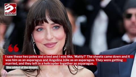 Dakota Johnson has shared a bizarre dream she had about The 1975's Matty Healy