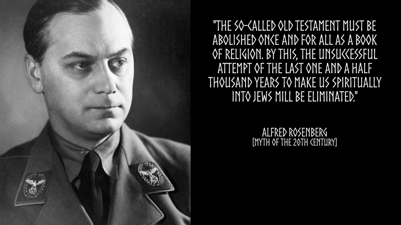 Alfred Rosenberg quote on Christianity▮Antijudaic19165