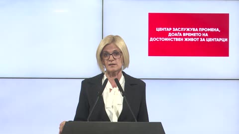 Вишинска: Центар заслужува промена, доаѓа времето на достоинствен живот за центарци