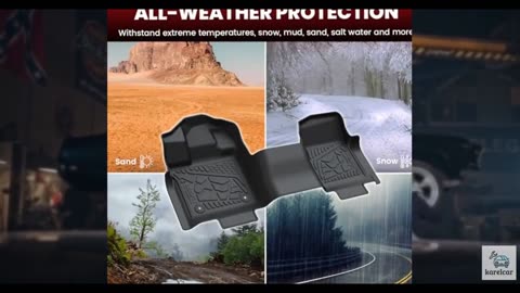 LASFIT Front Floor Mats for Ford F-150 2015-2025 Regular Cab Carpet Floor, Front