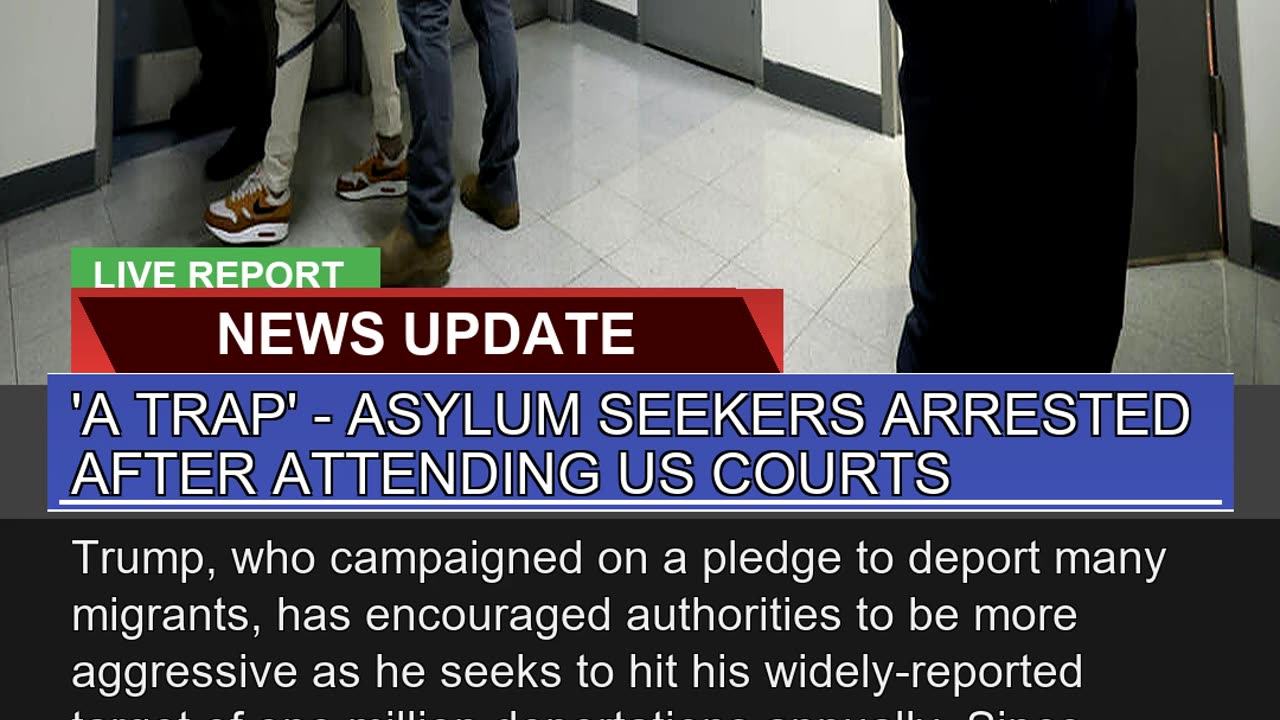 A Trap Asylum Seekers Arrested After Attending