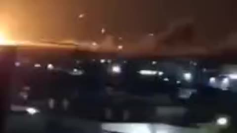 Iranian missiles scored multiple direct hits in the first wave of tonight’s attacks