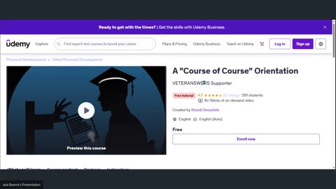 A "Course of Course" Course