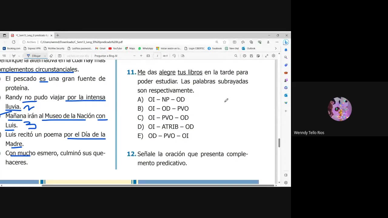 PAMER SEMESTRAL 2023 | Semana 13 | Lenguaje: Predicado II