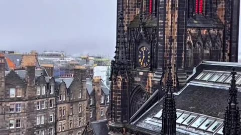 Rainy Walk in the Forgotten Gothic City 🌧️⛪ | Cinematic Escape