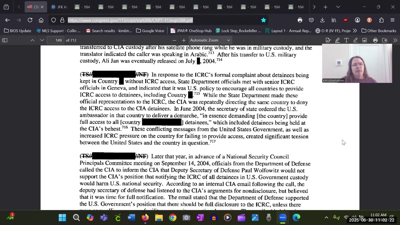 V 18 Senate Torture Report